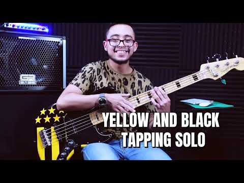 Yellow And Black - Tapping Bass Solo by Tiago Andree