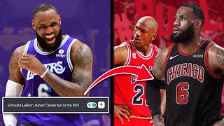 We SIMULATED LeBron’s Career In The 90’s | The Answer
