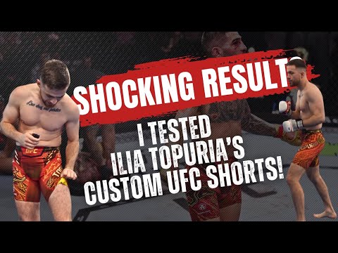 Unboxing & Testing Ilia Topuria's Custom UFC Shorts: Should You Buy Them?