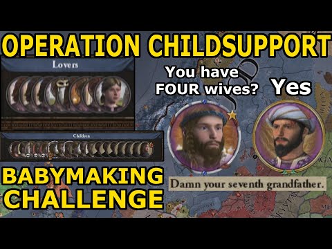 MOST CHILDREN IN ONE LIFETIME?! - CK2 BABYMAKING CHALLENGE Feat. Simo