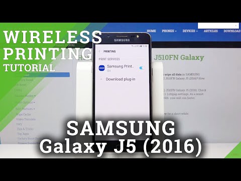 How to Connect Printer in SAMSUNG Galaxy J5 2016 – Wireless Printing