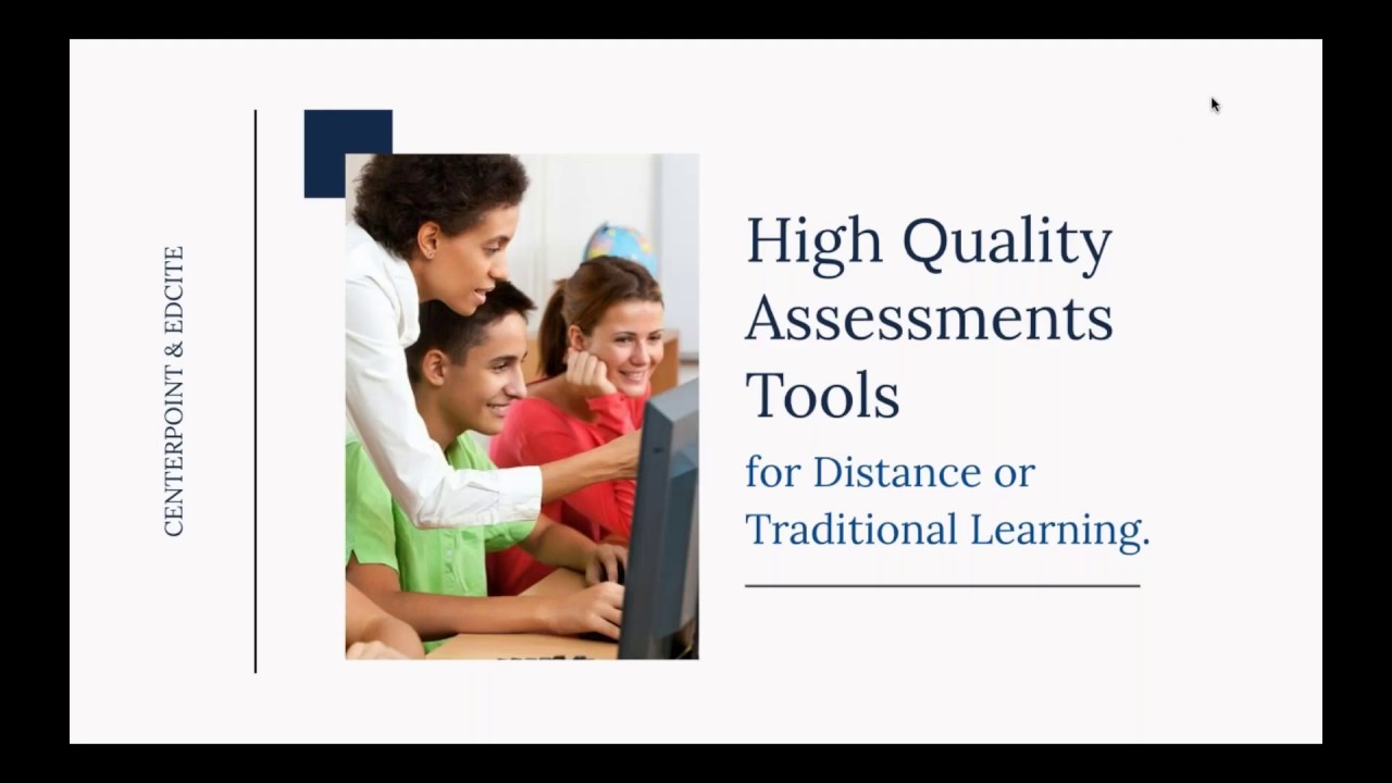 [Webinar] High quality assessments during blended learning