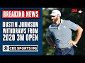 Dustin Johnson withdraws from 2020 3M Open in Minnesota with back injury | CBS Sports HQ