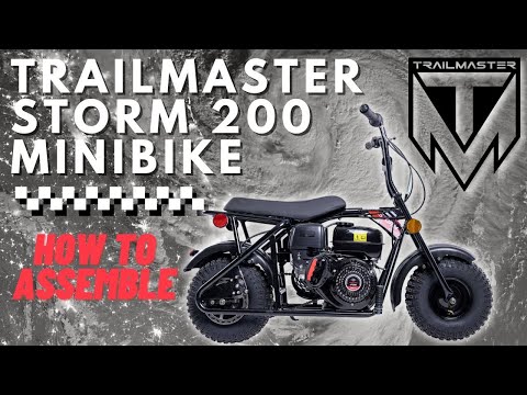 How To Assemble TrailMaster Storm 200 Mini Bike | Tutorial