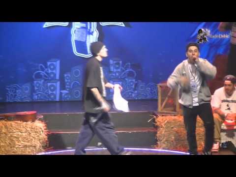 Dan Yelus vs Libra - 1ra ronda Batalla de los Gallos Red Bull 2013 Argentina - Radio Doble HH