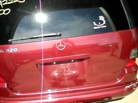 2000 MERCEDES ML320 STK#A2225 PARTING OUT