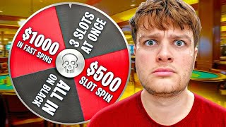 Wheel of Degeneracy 2.0 Decides How I Gamble!