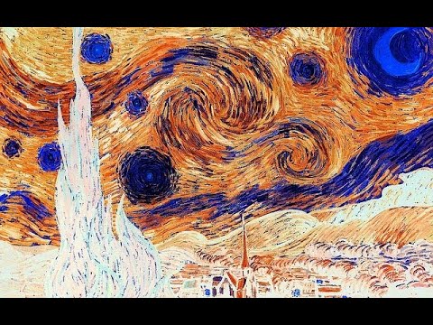 Van Gogh Immersive Experience Paintings with INSPIRATIONAL MUSIC- Focus Music to Masterpieces - LOOP