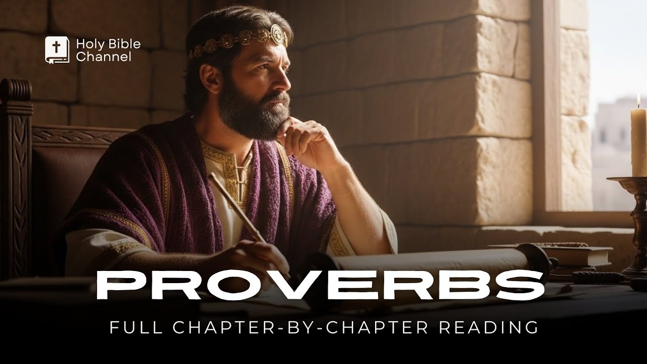 Holy Bible Audio: PROVERBS  1 to 31 - With Text (Contemporary English)