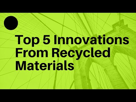 Top 5 Latest Innovations from Recycled Materials This Week, Innovative Environment Friendly Products