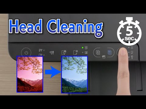 How to Remove Incorrect Color Or Missing Lines - Head cleaning