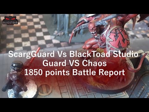 Astra Militarum VS Chaos, 1850pt battle report