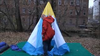 Палатка стэк 4 элит двухслойная