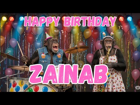 ZAINAB Happy Birthday Song - Happy Birthday to Zainab