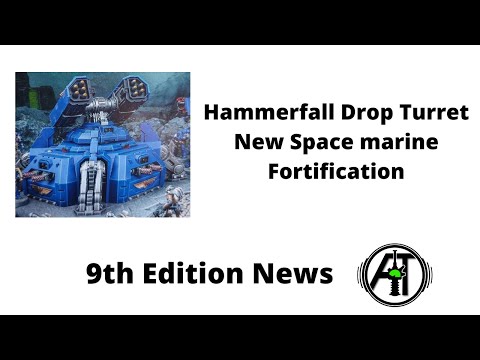 Hammerfall Drop Turret - New Primaris Space Marine Fortification Spotted!