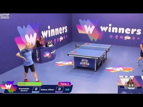 WINners CUP table 2  12.10 Kuzmenko Dmitrii - Ziakun Viktor  21:00