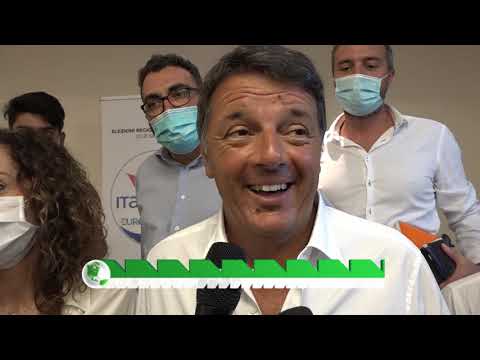 Pistoia: Matteo Renzi presenta la squadra di Italia Viva