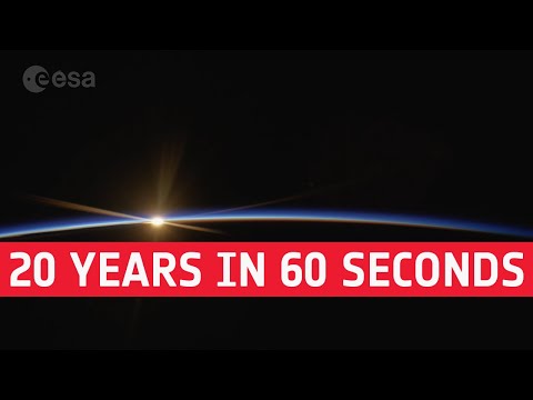 International Space Station: 20 years in 60 seconds