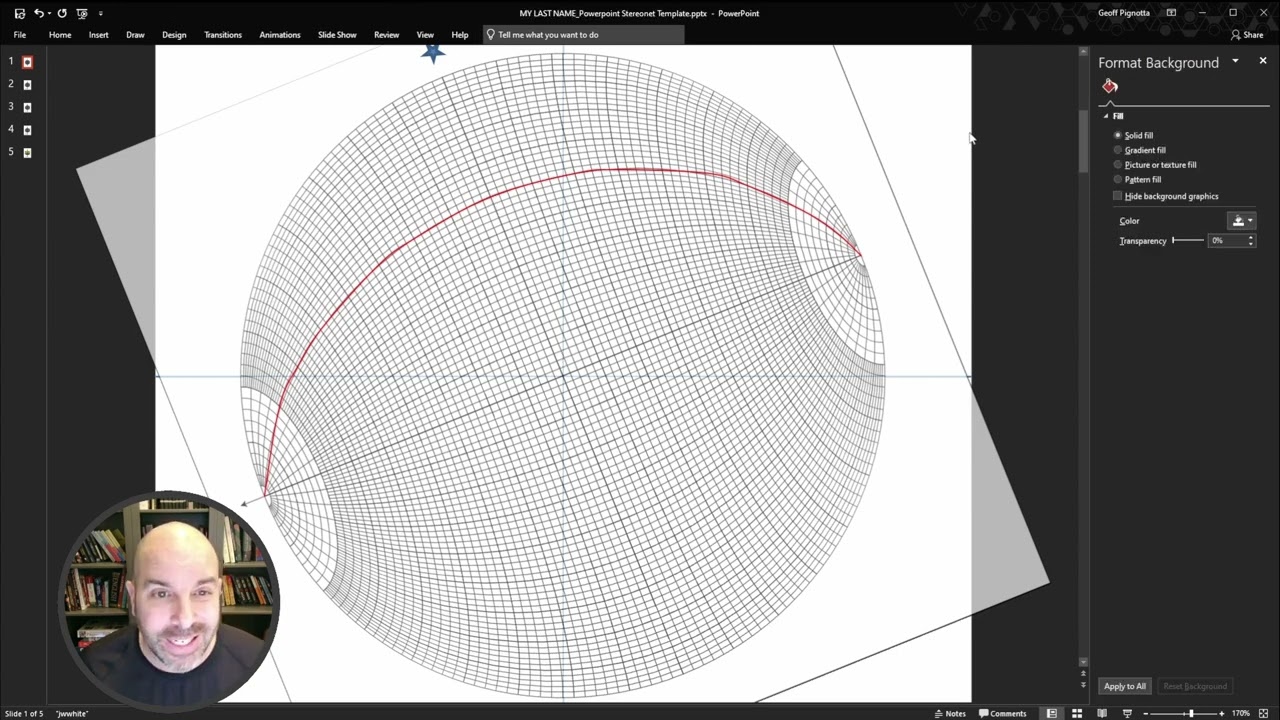 Poles to Planes - Powerpoint stereonet