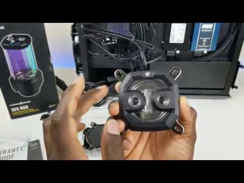 Ultimate PC Build Part 5 | Installing the Corsair Hydro Series CPU / GPU Water Block and Reservoir