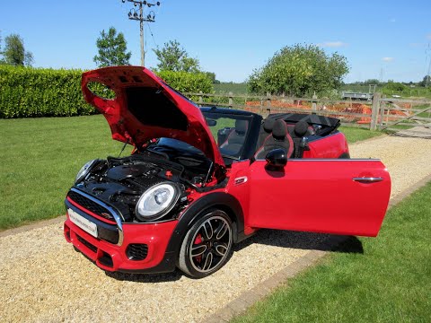 2016 Mini JCW Convertible Red Chilli Media pack F57