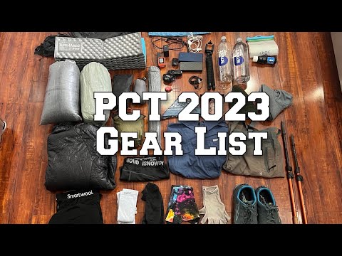 Hiking the Pacific Crest Trail 2023. Gear list!