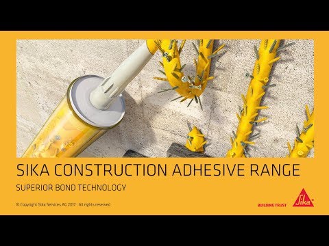 Sika`s construction adhesion range