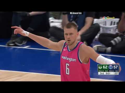 Kristaps Porzingis 24 pts 13 reb 5 ast vs Milwaukee Bucks | 2023-03-05