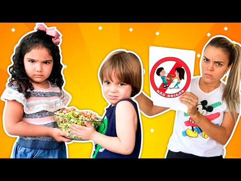 NOVAS REGRAS DE CONDUTA PARA IRMÃOS (New Rules of conduct for children)-Brincando com Rafinha