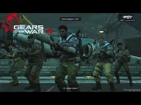 Gears of War 4 Multiplayer Gameplay ( Online ) - All Beta Maps - Xbox One [ HD ]