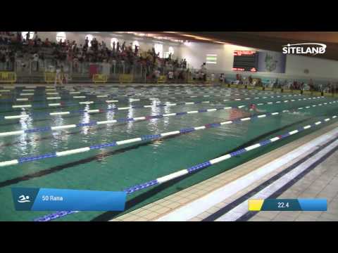 Serie 5 dei 50 Rana  Assoluti Maschi Master - Campionati Regionali Master 2015 VENETO e FRIULI VG