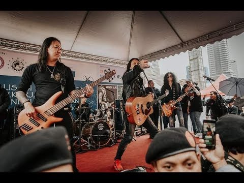 #RoyJeconiah #JohnPaulivan         RI-1 Rock Band Ex Boomerang Live Taiwan_Neraka Jahanam || Tragedi