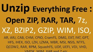 Best Free Unzip Program | How to Open zip, rar Files for Free | How to Make 7 Zip as Default Program