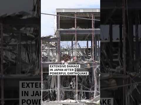 Video Thumbnail: Extensive damage in Japan after powerful earthquake | AFP