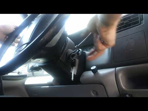 Replace ignition switch and door locks on a Ford Superduty truck!