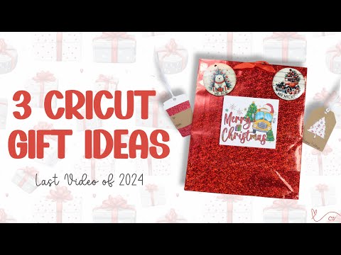 LAST VIDEO OF 2024! | Cricut Project: Christmas Gifts Using Print Then Cut & Cricut Pens