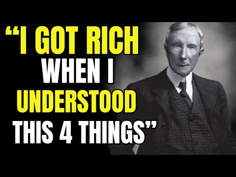 “ I Got RICH When I Understood These 4 Things” | John D. Rockefeller