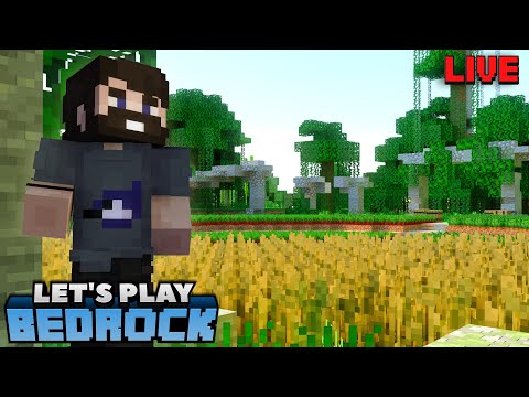 BluJay - First time LIVE in 7 Months! | Minecraft Let's Play Bedrock | Stream 1