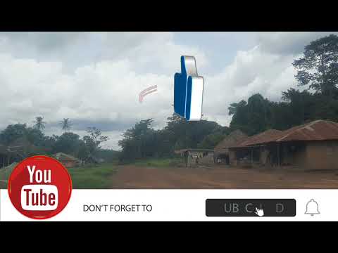Sierra Leone West Africa - TRAVELLING TO SEMBEU TOWN IN MOYAMBA DISTRICT DRIVING VIDEO