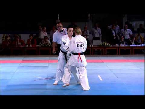 Lisa Heath (GB) v Anzhelika Sabaeva (Russia) Semi Final KWU 2nd World Championship