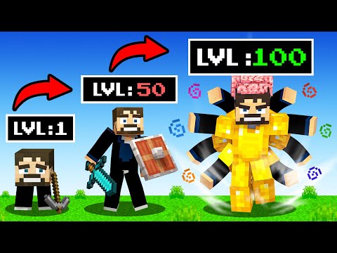 Evolving  To MAX LEVEL in Minecraft