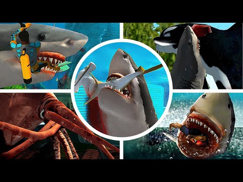 Jaws Unleashed - All Bosses & Ending