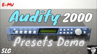 Video thumbnail for E-mu | Audity 2000 | Factory Presets Demo by Simon Le Grec