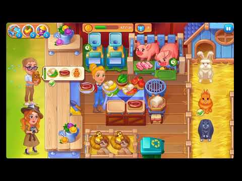 Cooking Farm - Hay & Cook Game - Level 158 🍎🌻🫐 - No Boosters - FULL STORY - CaroGamesNL