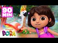 90 MINUTES Of Dora Swipers Best Rainforest Rescues 3 Dora Friends