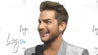 Adam Lambert On The Red Carpet | 2015 Logo Trailblazer Honors
