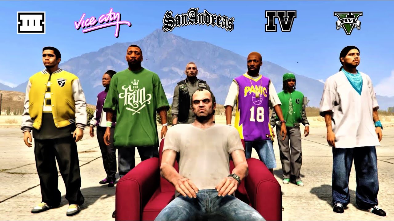 "GANGS" in GTA Games! (2001 - 2020)