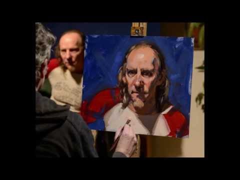 MALDEMONSTRATION - ALLA PRIMA PORTRAIT JANUSZ