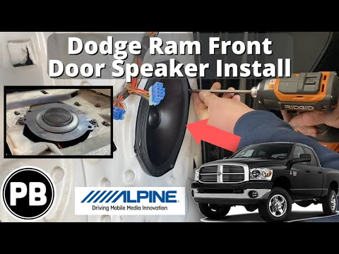 2006 - 2008 Dodge Ram Front Door Speaker Install