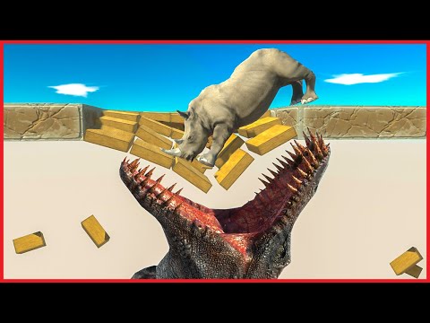 DANGEROUS QUICKSAND on AQUATIC TANK - Animal Revolt Battle Simulator